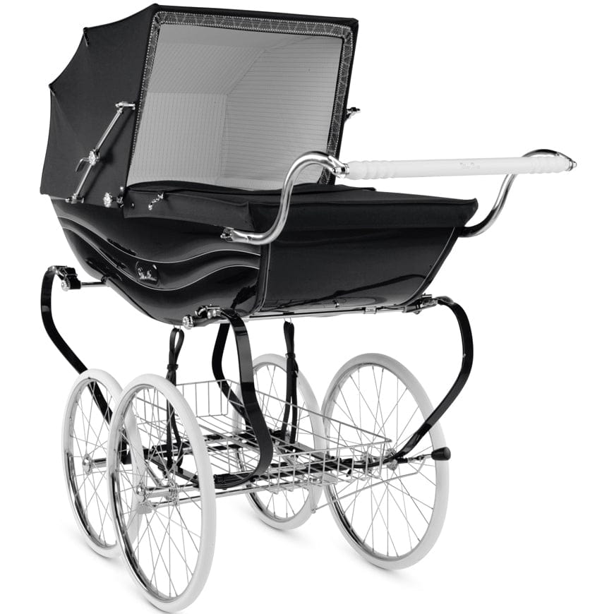 Silver Cross Balmoral Classic Pram - Black - SX637-US