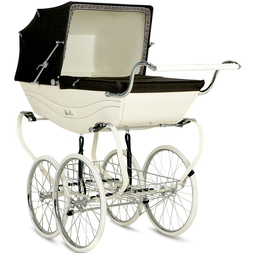 Silver Cross Balmoral Classic Pram - Cream & Brown - SX641-US