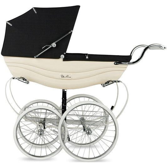 Silver Cross Balmoral Classic Pram - Cream & Brown - SX641-US