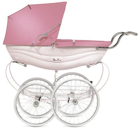 Silver Cross Balmoral Pram - Pink - SX6056-US
