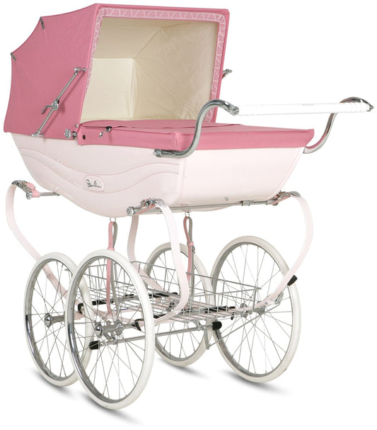 Silver Cross Balmoral Pram - Pink - SX6056-US