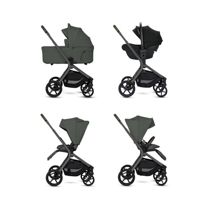 Silver Cross Breez Compact Bassinet - Pewter - SX2350-PWUC