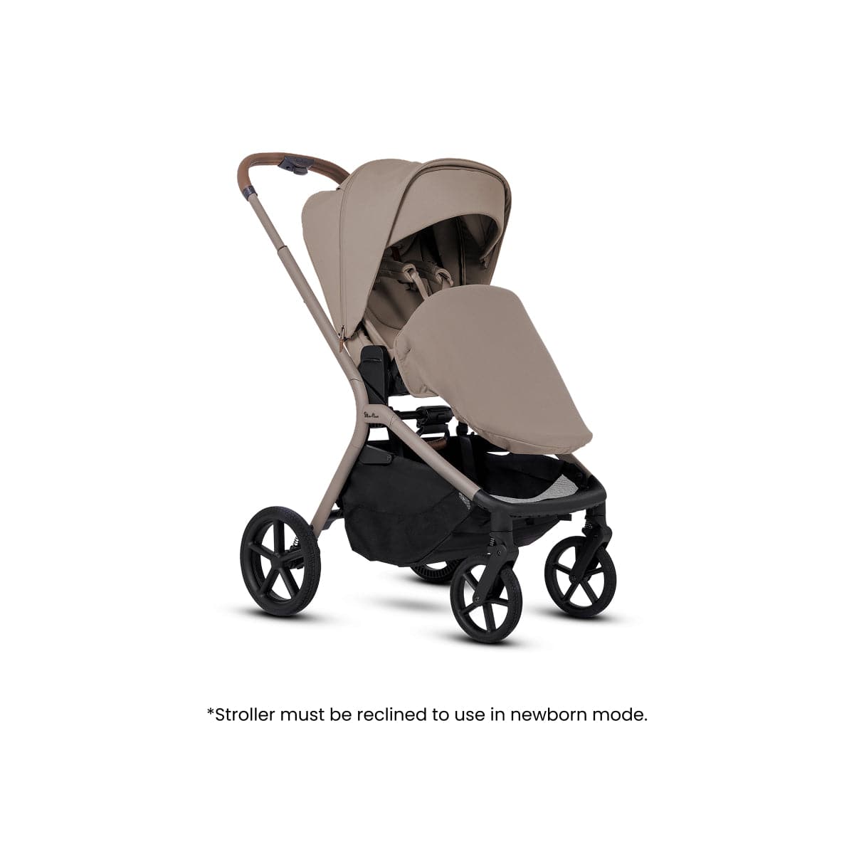 Silver Cross Breez Modular Stroller + Bassinet Bundle - Champagne - SX2349-CPUC-SX2350-CPUC