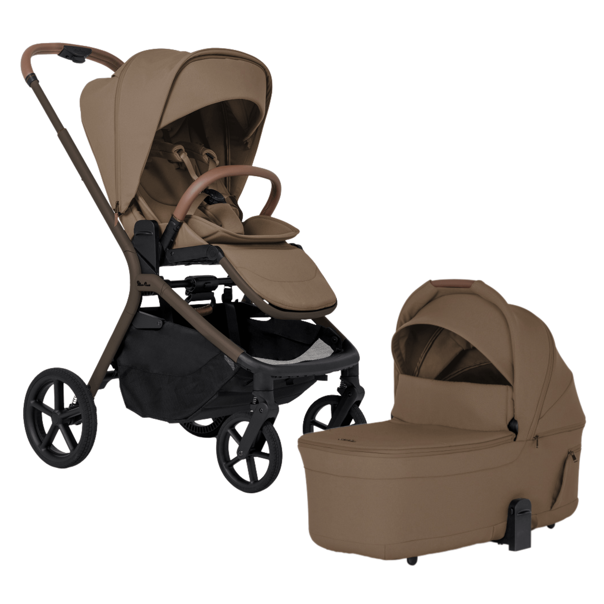 modular baby stroller Silver Cross Breez Modular Stroller + Bassinet Bundle