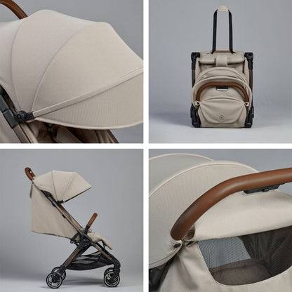 Silver Cross Clic Compact Stroller - Latte - SX2334-LTUC