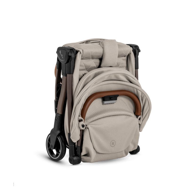 Silver Cross Clic Compact Stroller + Nuna PIPA RX Travel System Bundle - Latte / Caviar - SX2334-LTUC-CF12508609CVR