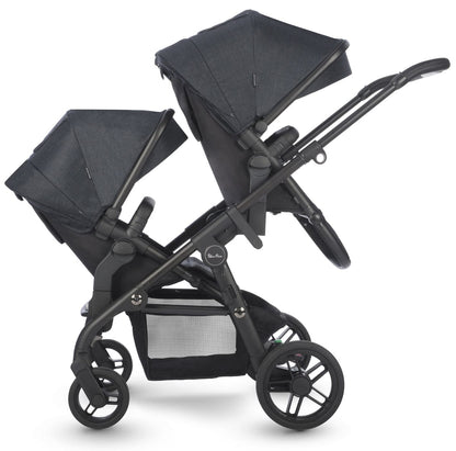 Silver Cross Coast Double Stroller - Flint - SX2164-FTUS-SX2144-FTUS