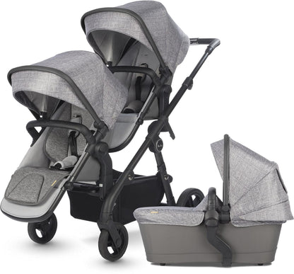 Silver Cross Coast Double Stroller - Limestone - SX2164-LIUS-SX2145-LI3