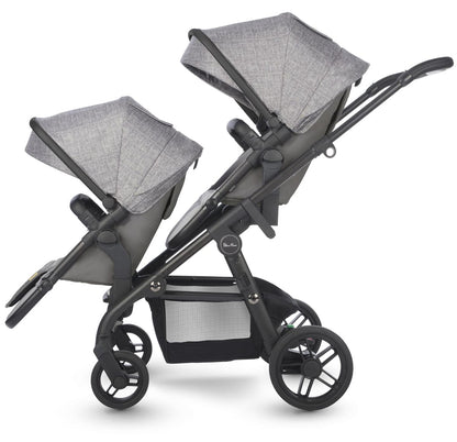 Silver Cross Coast Double Stroller - Limestone - SX2164-LIUS-SX2145-LI3