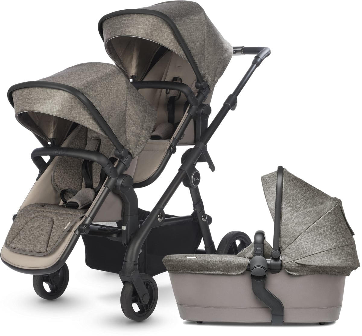 Silver Cross Coast Double Stroller - Tundra - SX2164-TUUS-SX2146-TU3