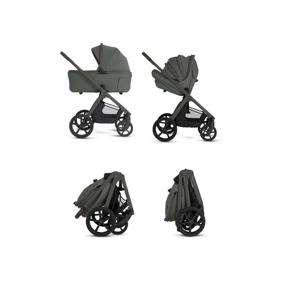 Silver Cross Cove 2 Compact Bassinet - Pewter - SX2353.PWUC
