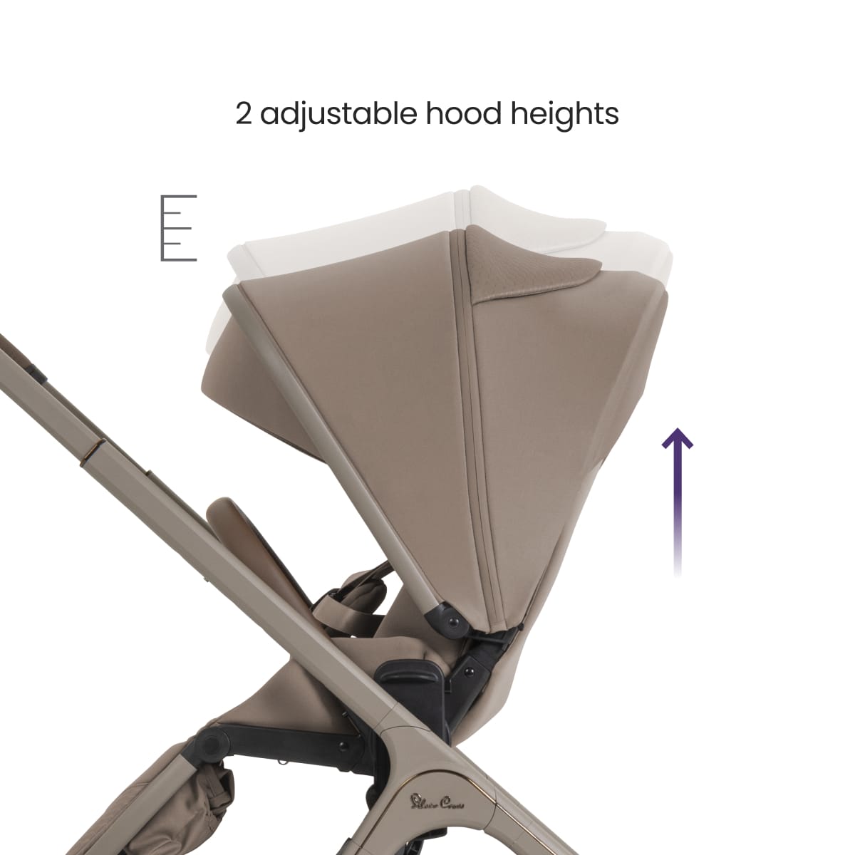 Silver Cross Cove 2 Full-Size All-Terrain Stroller - Champagne - SX2352.CPUC