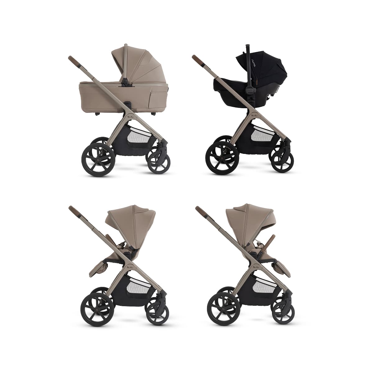 Silver Cross Cove 2 Full-Size All-Terrain Stroller - Champagne - SX2352.CPUC