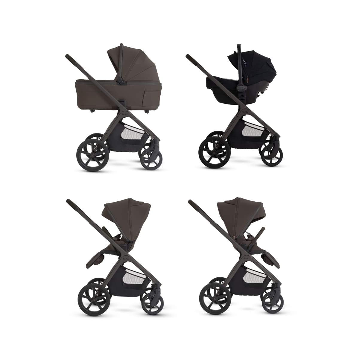 Silver Cross Cove 2 Full-Size All-Terrain Stroller - Chocolate - SX2352.CTUC