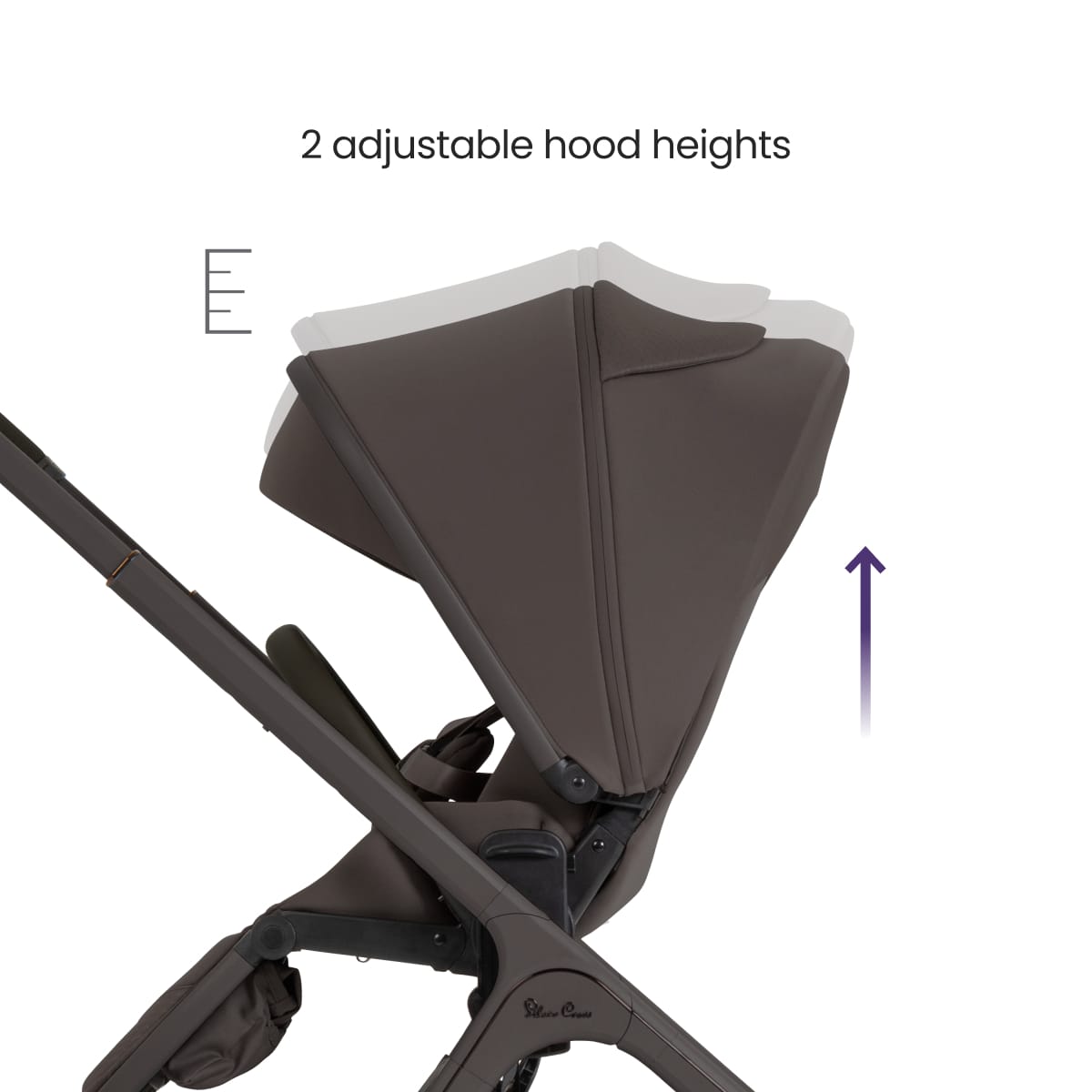 Silver Cross Cove 2 Full-Size All-Terrain Stroller - Chocolate - SX2352.CTUC