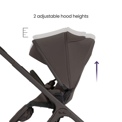 Silver Cross Cove 2 Full-Size All-Terrain Stroller - Chocolate - SX2352.CTUC