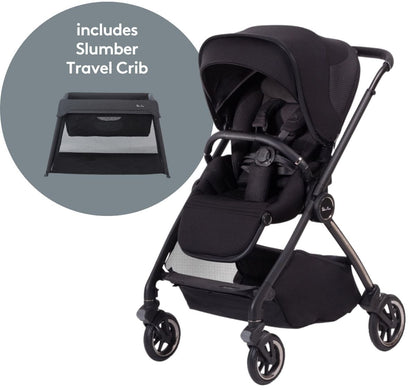 Silver Cross Dune Stroller + Slumber Travel Crib Bundle - Space / Carbon - SX2268-SPUS-SX8138-00US