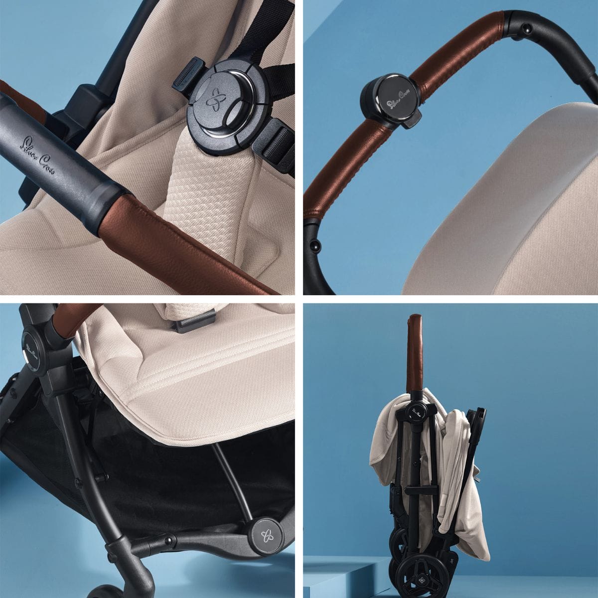 Silver Cross Jet 5 Ultra Compact Stroller - Almond - SX2307-AMUC