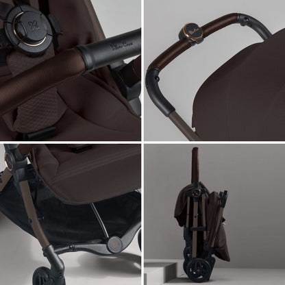 Silver Cross Jet 5 Ultra Compact Stroller - Ganache - SX2338-GNUC
