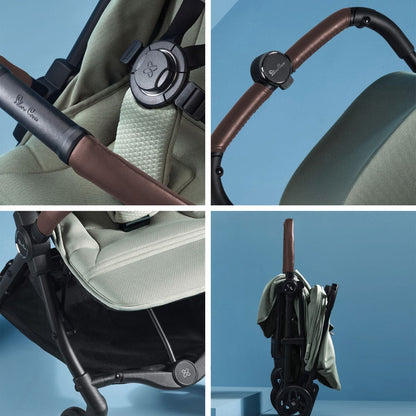 Silver Cross Jet 5 Ultra Compact Stroller - Sage - SX2307-SAUC