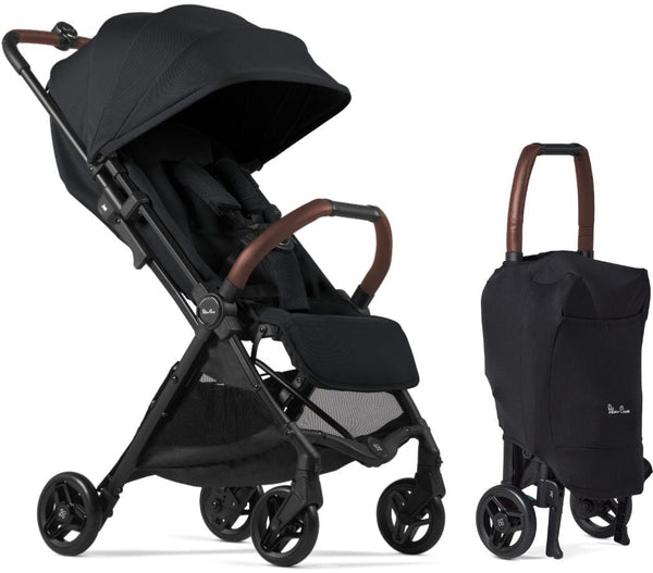 Silver Cross Jet 5 Ultra Compact Stroller - Black – Albee Baby