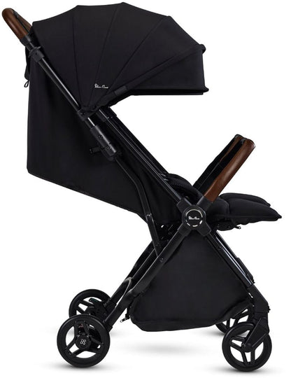 Silver Cross Jet Lightweight Double Stroller - Black - SX2342-BKUC