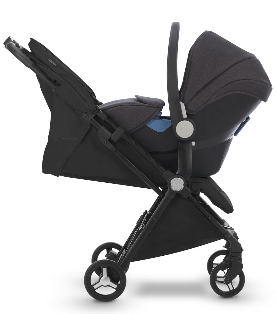 Silver Cross Jet Ultra Compact Stroller 2019 Ebony - sx2133-ebus