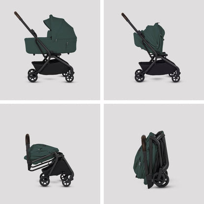 Silver Cross Nia Compact Bassinet - Conifer - SX2348-CFUS