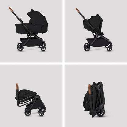 Silver Cross Nia Compact Bassinet - Onyx - SX2348-OXUS