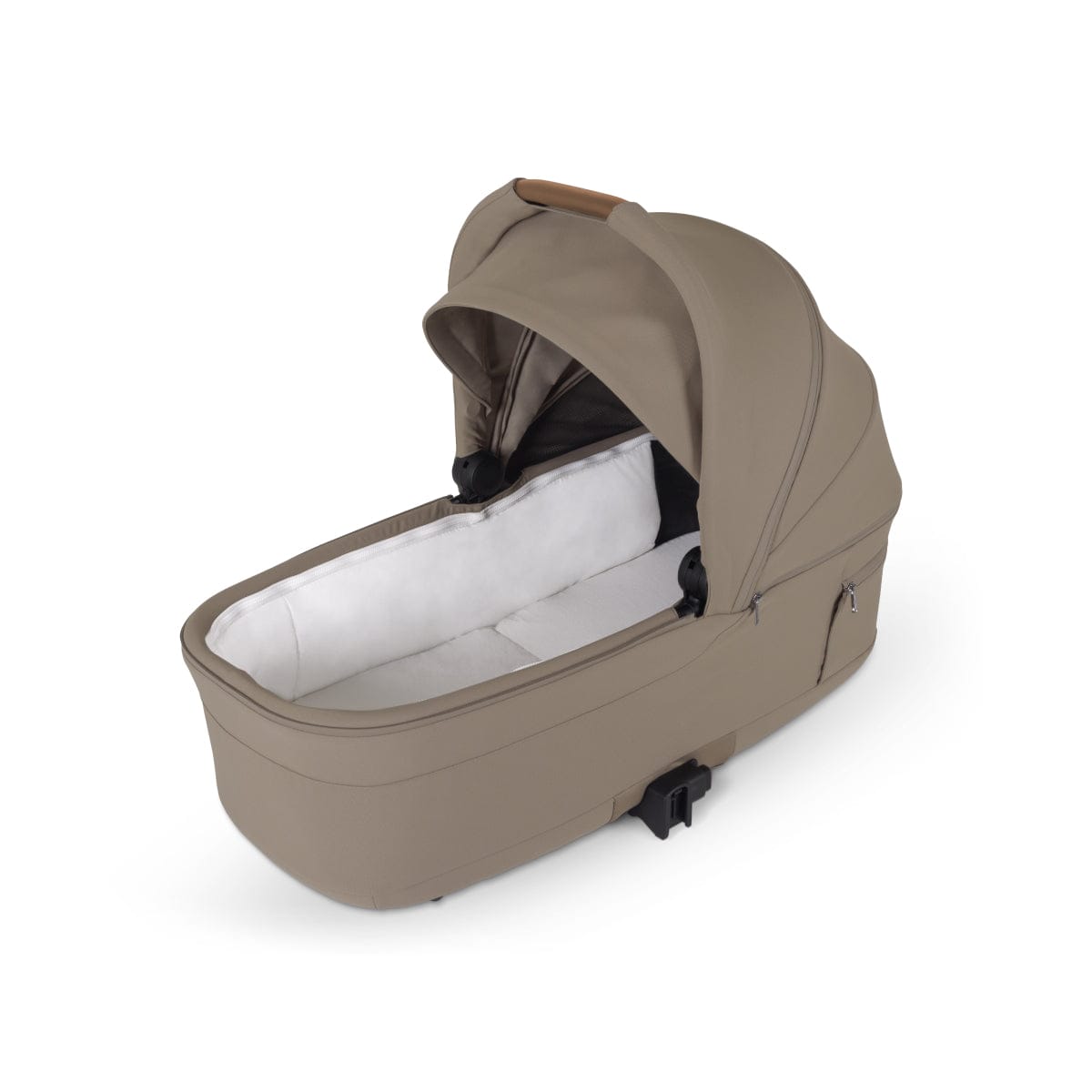 Silver Cross Nia Compact Stroller + Folding Bassinet Bundle Champagne