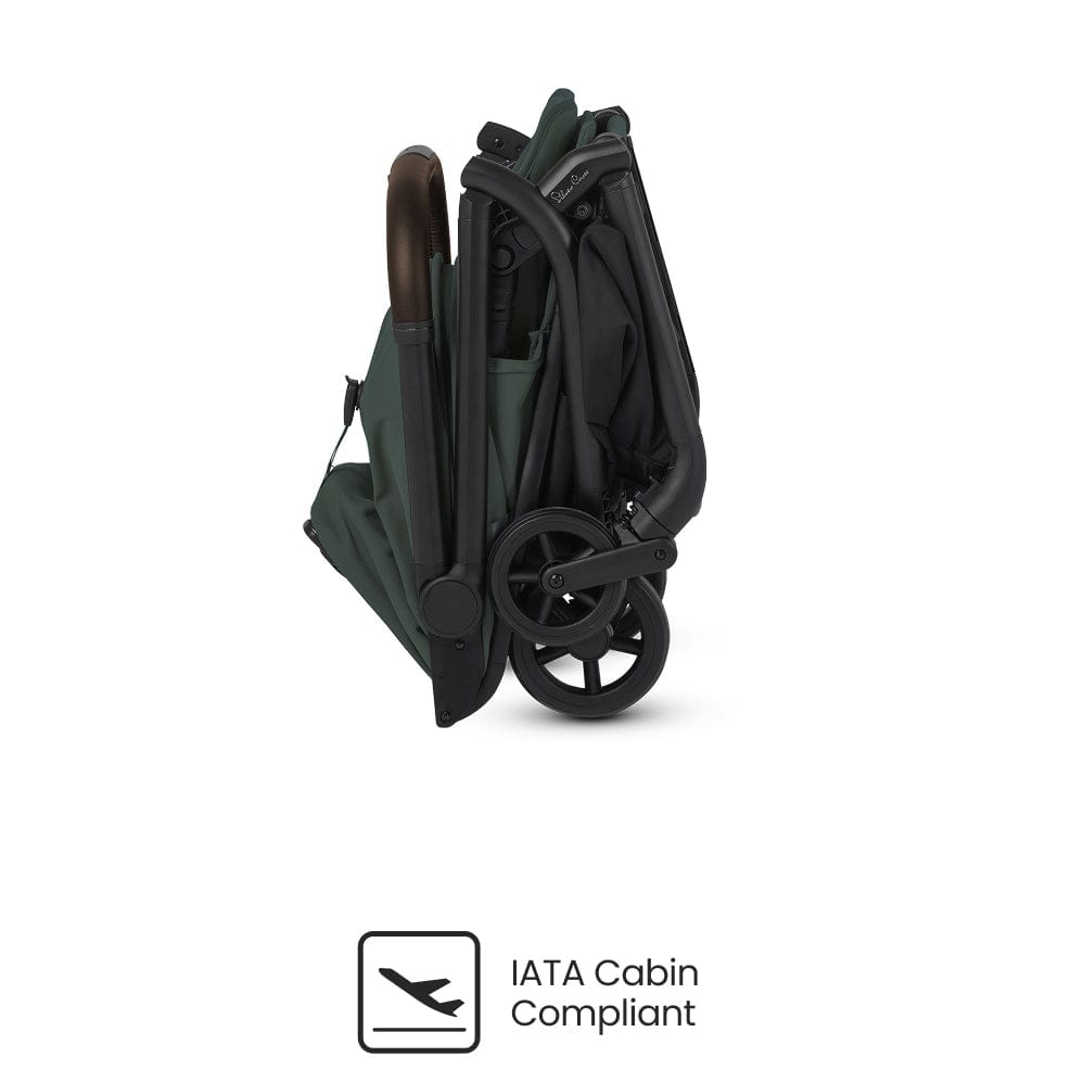 Silver Cross Nia Compact Stroller + Folding Bassinet Bundle