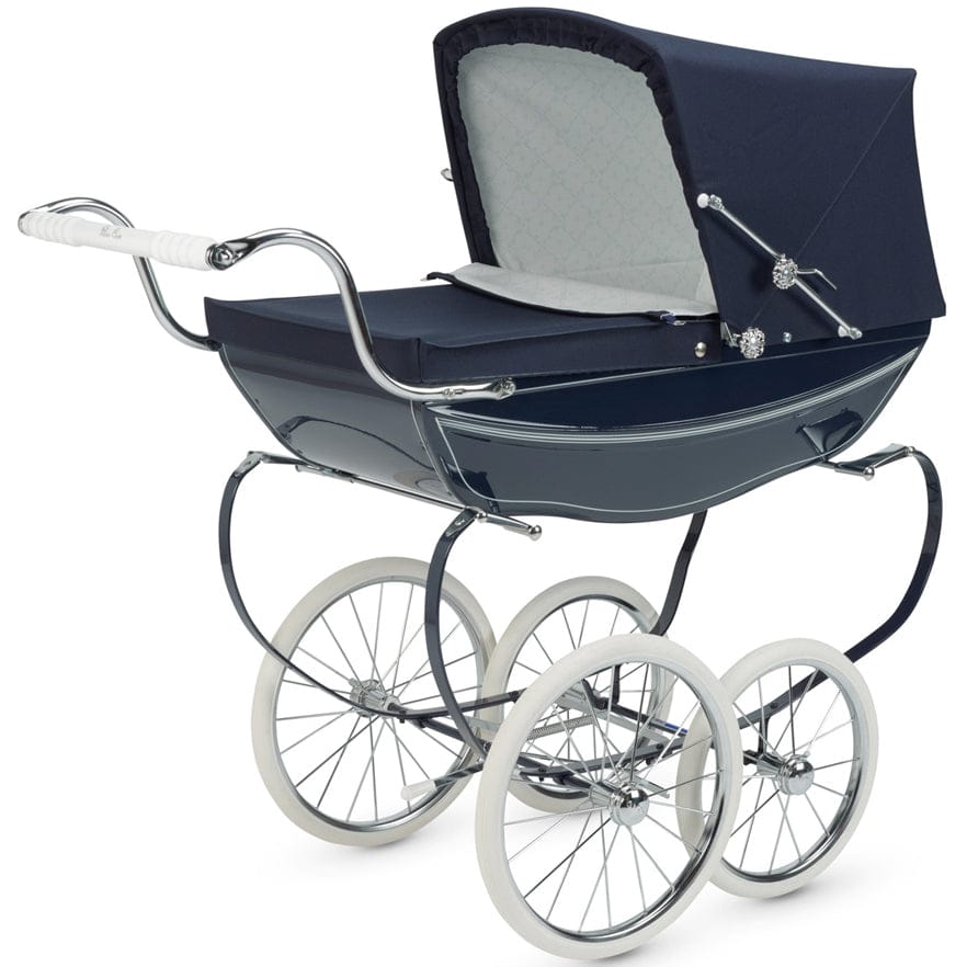 Silver Cross Oberon Toy Doll Pram - Navy - SX604-US-DISC