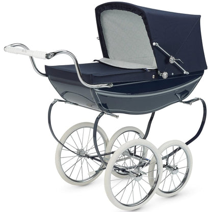 Silver Cross Oberon Toy Doll Pram - Navy - SX604-US-DISC