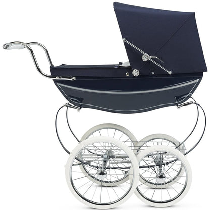 Silver Cross Oberon Toy Doll Pram - Navy - SX604-US-DISC