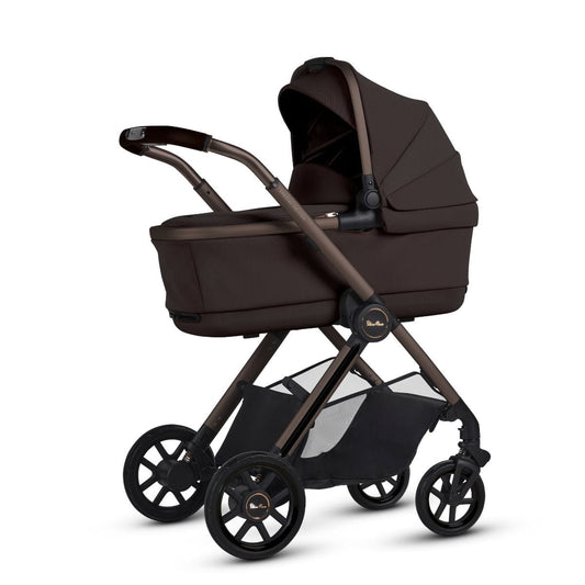 Silver Cross Reef 2 Multi-terrain Modular Stroller + Bassinet Bundle 2025 - Ganache - SX2343-GNUC-SX2340-GNUC