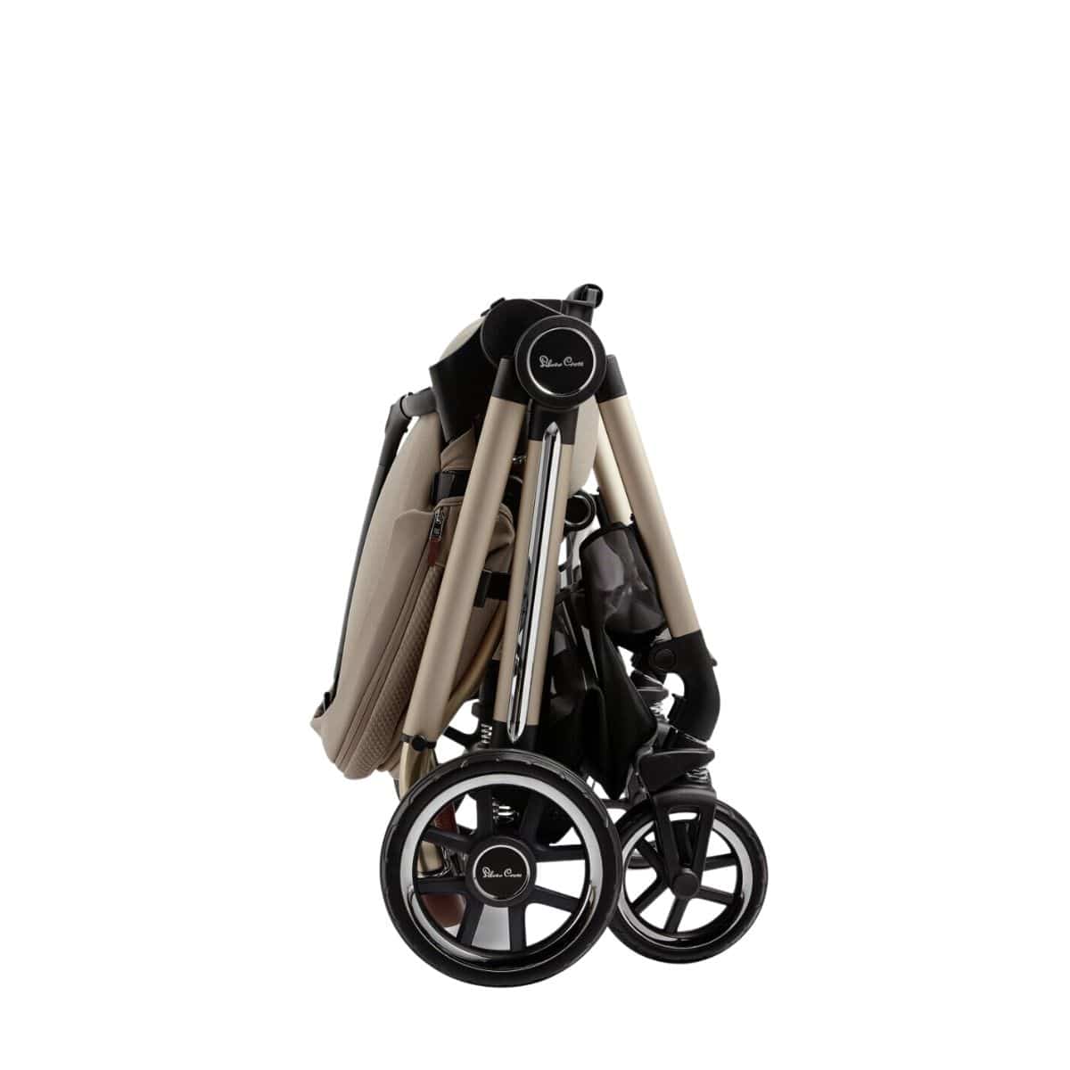 Silver Cross Reef 2 Stroller + Folding Bassinet Bundle - Stone - SX2312-STBNDL