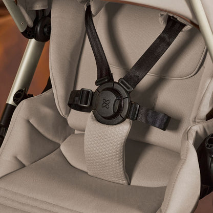 Silver Cross Reef 2 Stroller + Folding Bassinet Bundle - Stone - SX2312-STBNDL