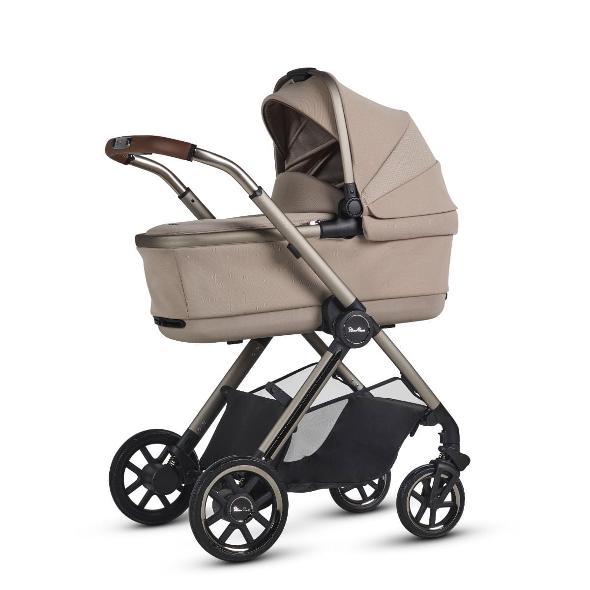 Silver Cross Reef First Bed Folding Bassinet 2025 - Frappe - SX2311-FPUC