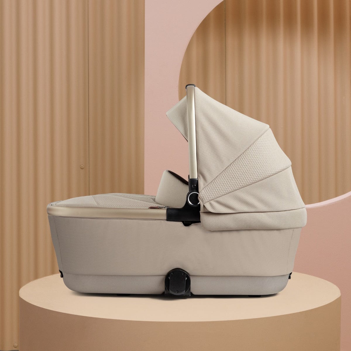 Silver Cross Reef Folding Bassinet - Stone - SX2274-STUS
