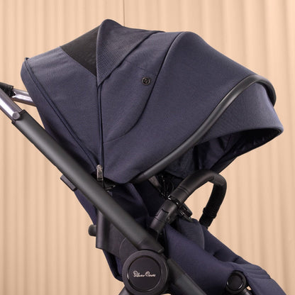 Silver Cross Reef Stroller + Folding Bassinet - Neptune - SX2272-NPBNDL