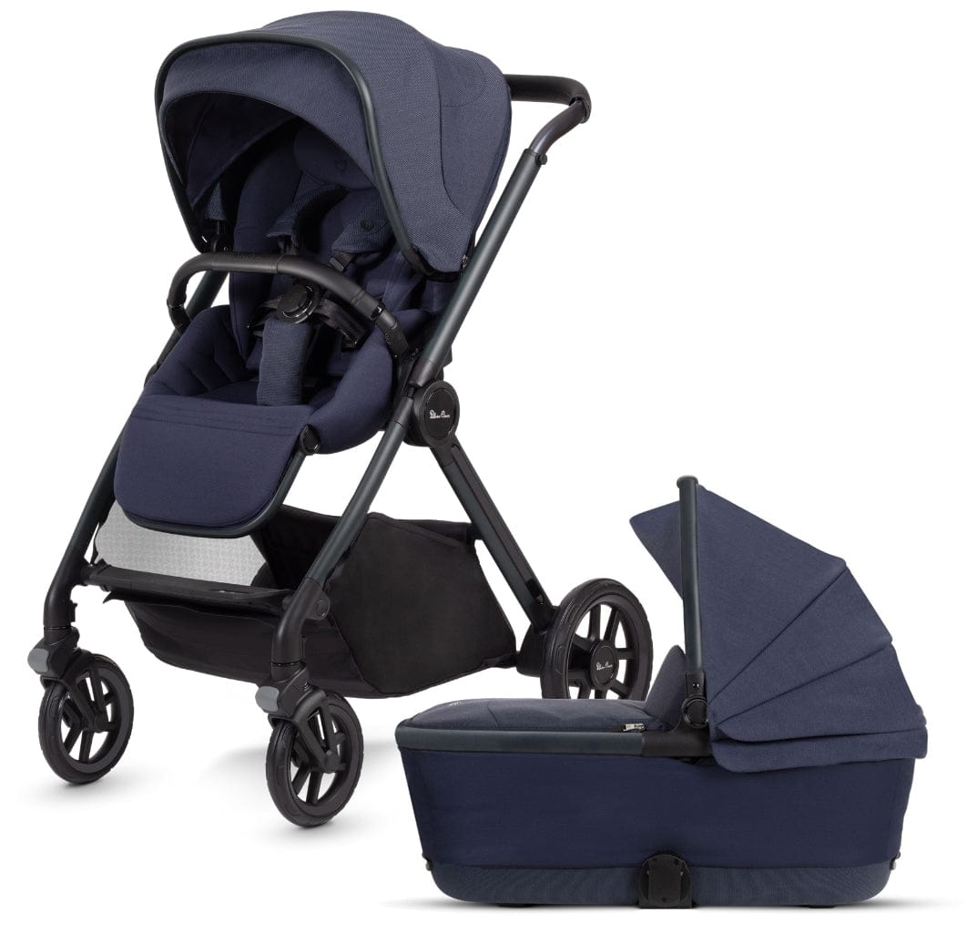 Silver Cross Reef Stroller + Folding Bassinet - Neptune - SX2272-NPBNDL