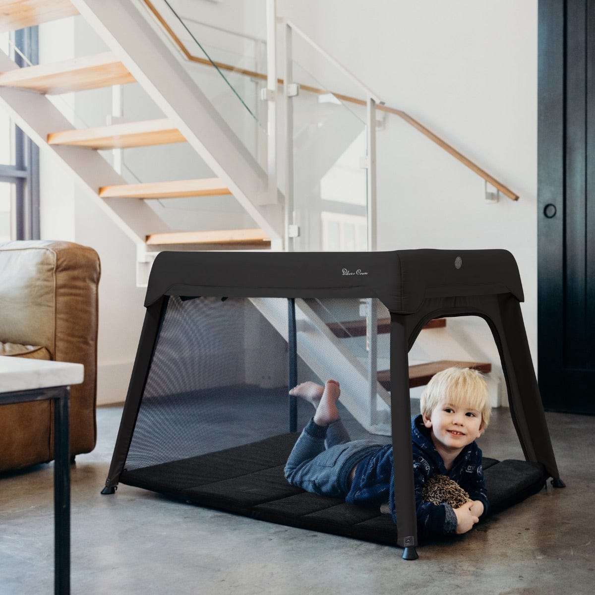Silver Cross Sleep & Go Travel Crib - Carbon - SX8206-CBUC