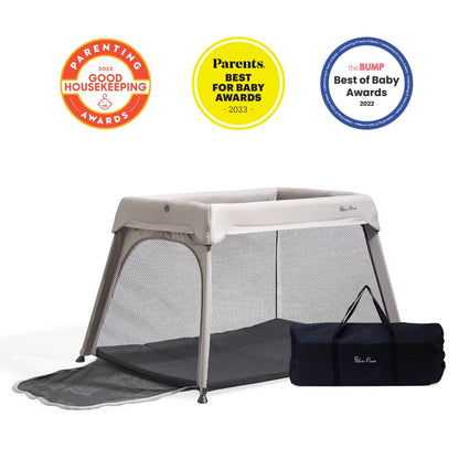 Silver Cross Sleep & Go Travel Crib - Stone - SX8206-STUC