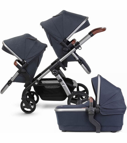 Silver Cross Wave 2022 Double Stroller - Indigo - DBL-SX2264-IGUS