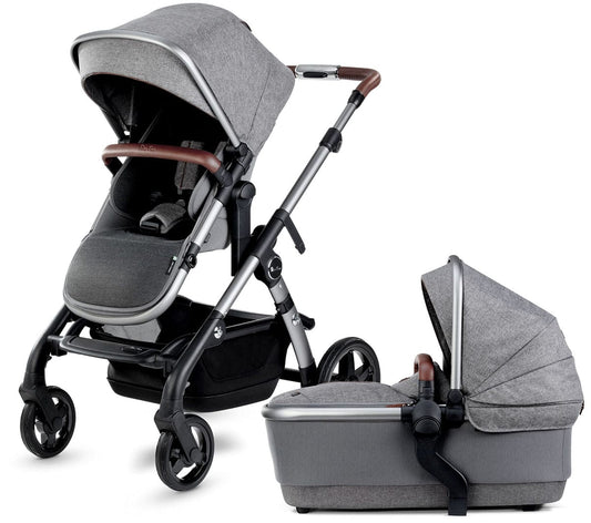 Silver Cross Wave Single-to-Double Stroller - Zinc - SX2264-ZCUS