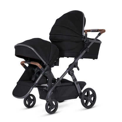 Silver Cross Wave 3 Complete Single-to-Double Stroller - Licorice - SX2341-LCUC