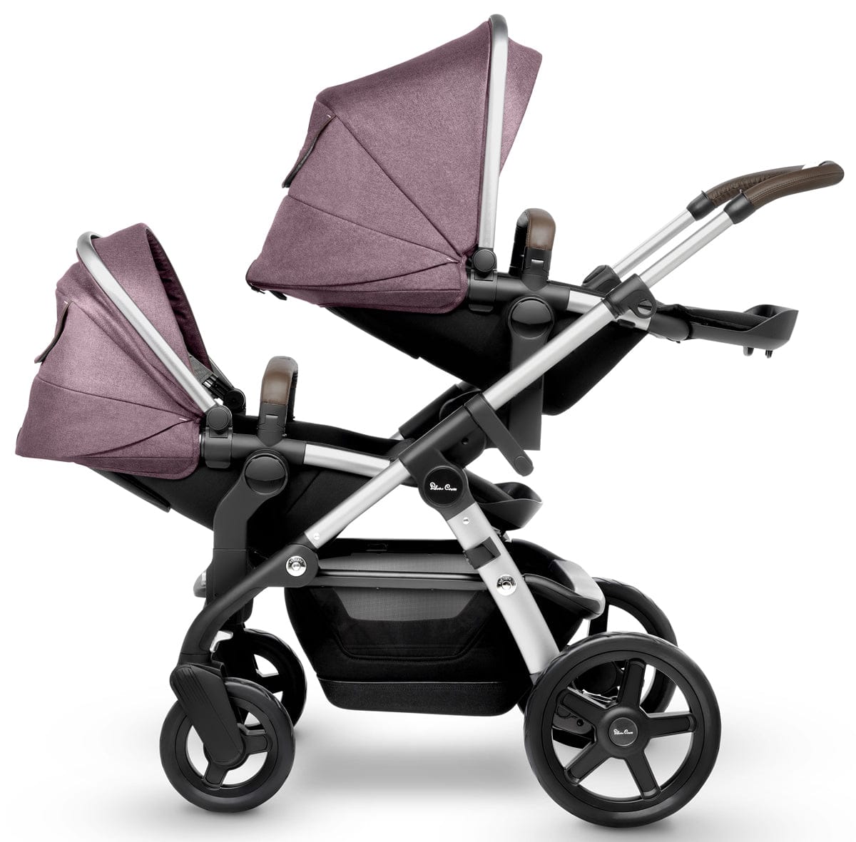 Silver Cross Wave Single-to-Double Stroller 2017 Claret - SX2071-CLUS1-CMP