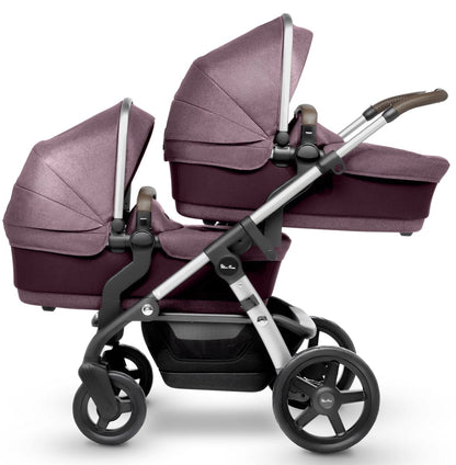 Silver Cross Wave Single-to-Double Stroller 2017 Claret - SX2071-CLUS1-CMP