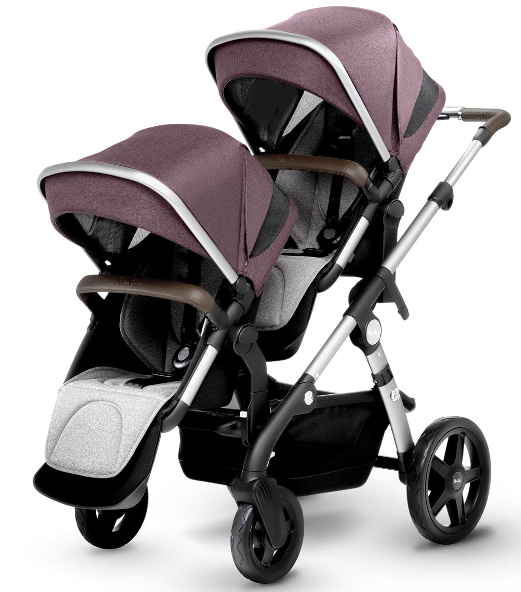 Silver Cross Wave Single-to-Double Stroller 2017 Claret - SX2071-CLUS1-CMP