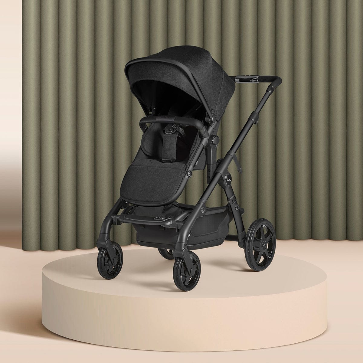 Silver Cross Wave Single-to-Double Stroller - Onyx - SX2280-OXUS